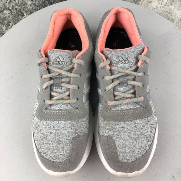 Adidas Women's Size 7.5 Element Refresh Grey SuperCloud Lace-Up Running Sneakers - Picture 3 of 12